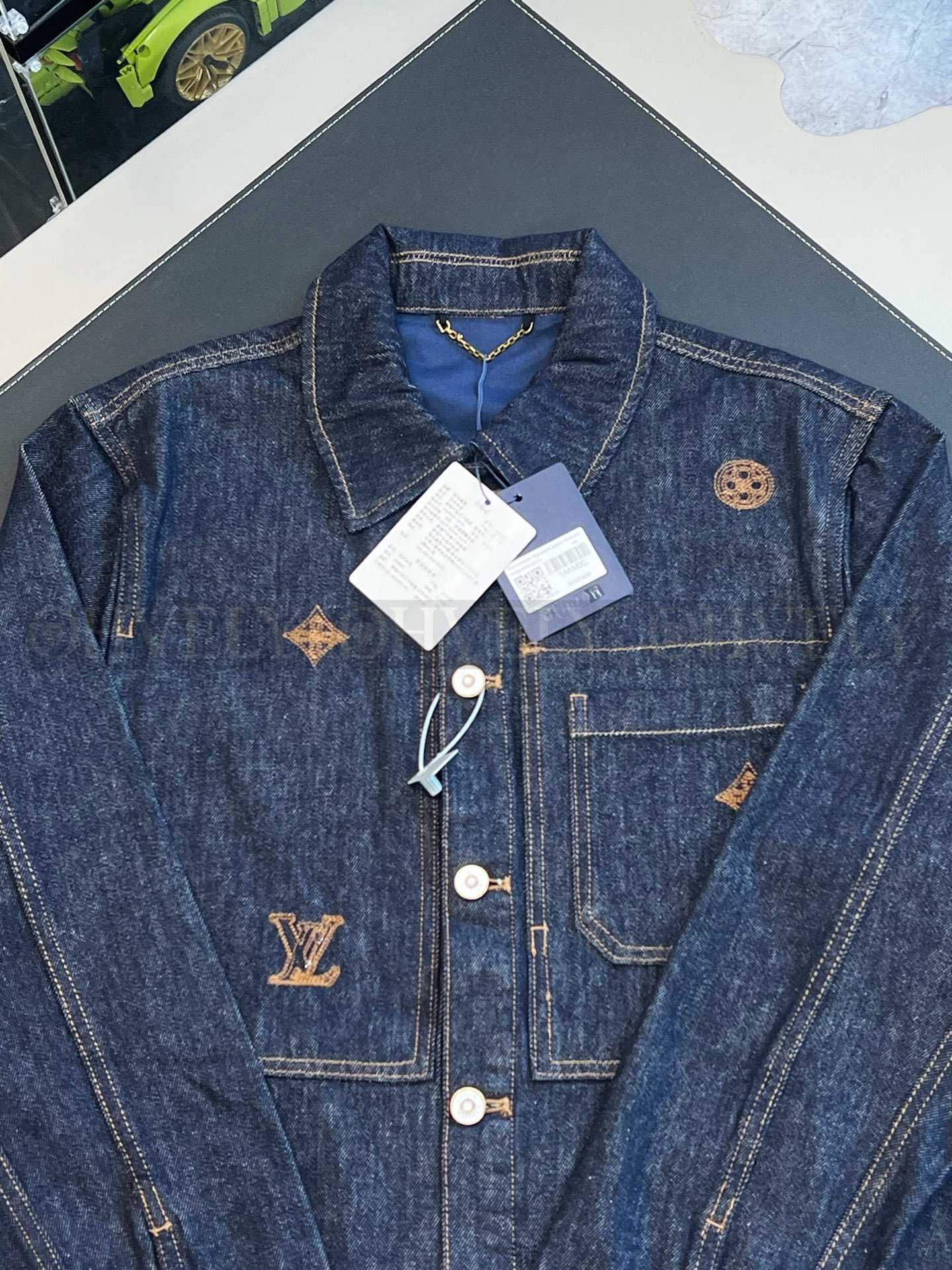 【 ZP버전 】LV 야른 로고 데님 자 상품 썸네일