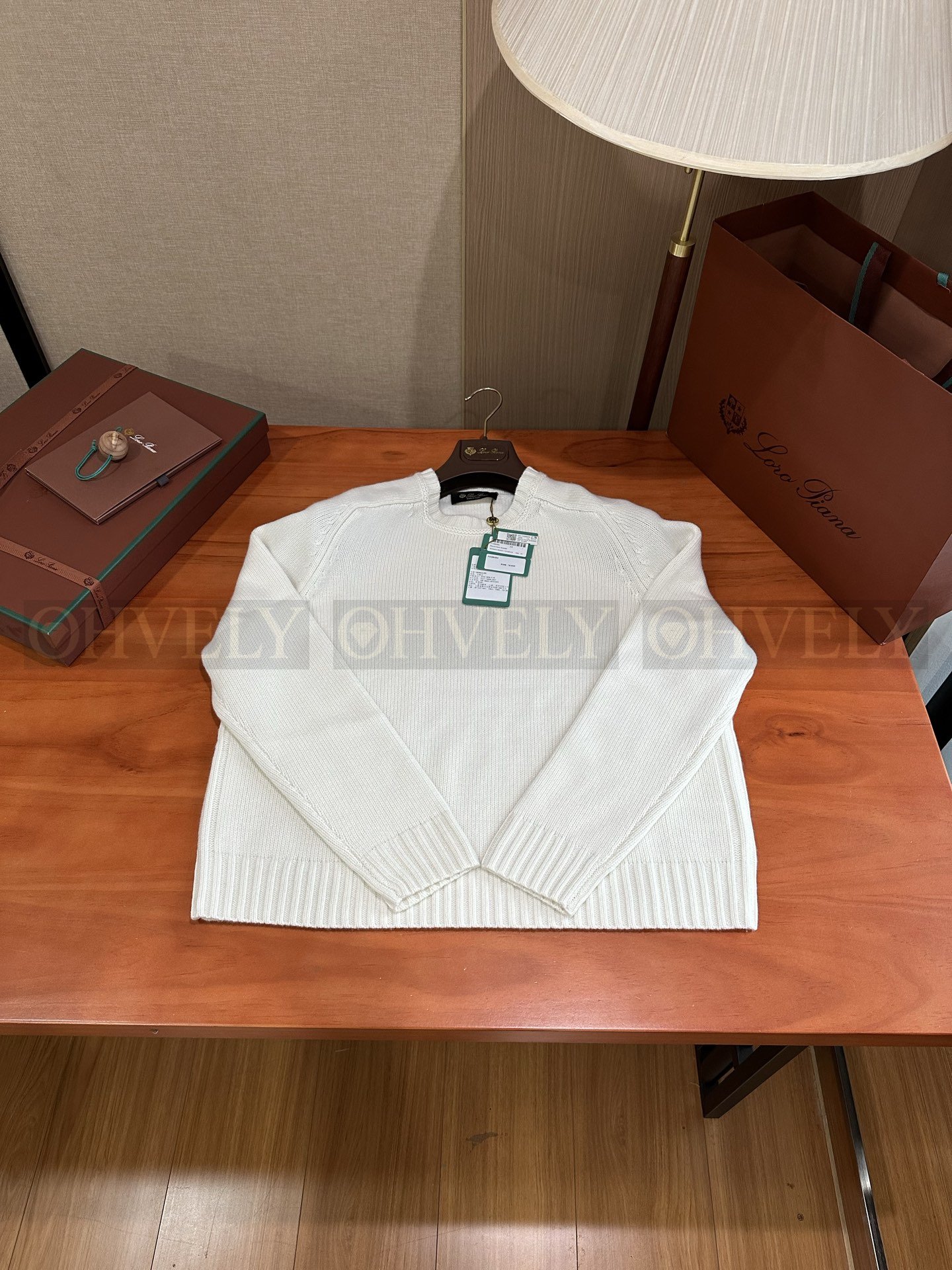【 ZP버전 】LP 라운드넥 골지 니트 스웨터 상품 썸네일