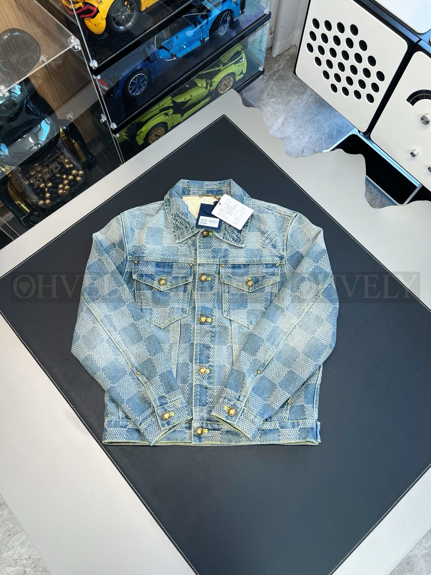 【 ZP버전 】LV 체커보드 자카르 데님 자켓 상품 썸네일